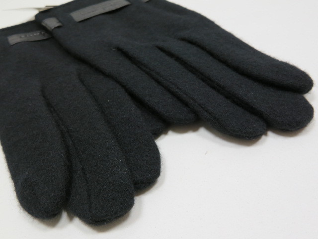 未使用品 Burberrys バーバリー カシミヤ/レザー 手袋 グローブ ブラック