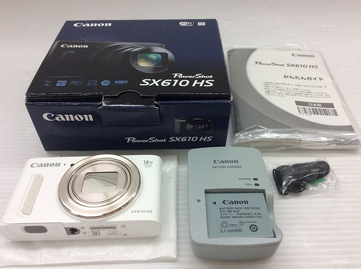 PowerShot Canon SX610 HS SX610HS | ホワイト ホワイト｜Yahoo!フリマ 