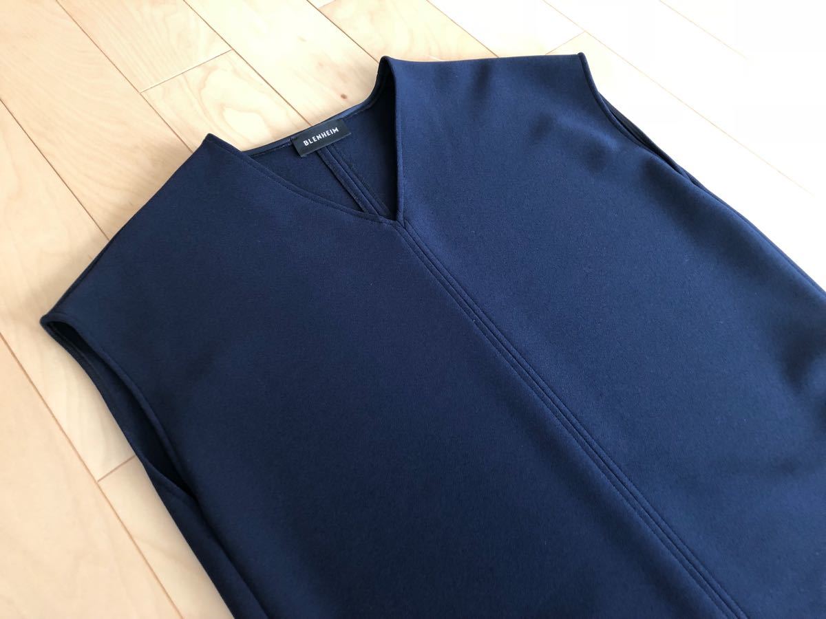 BLENHEIM ブレンヘイム ポンチワンピース ネイビー S 超美品