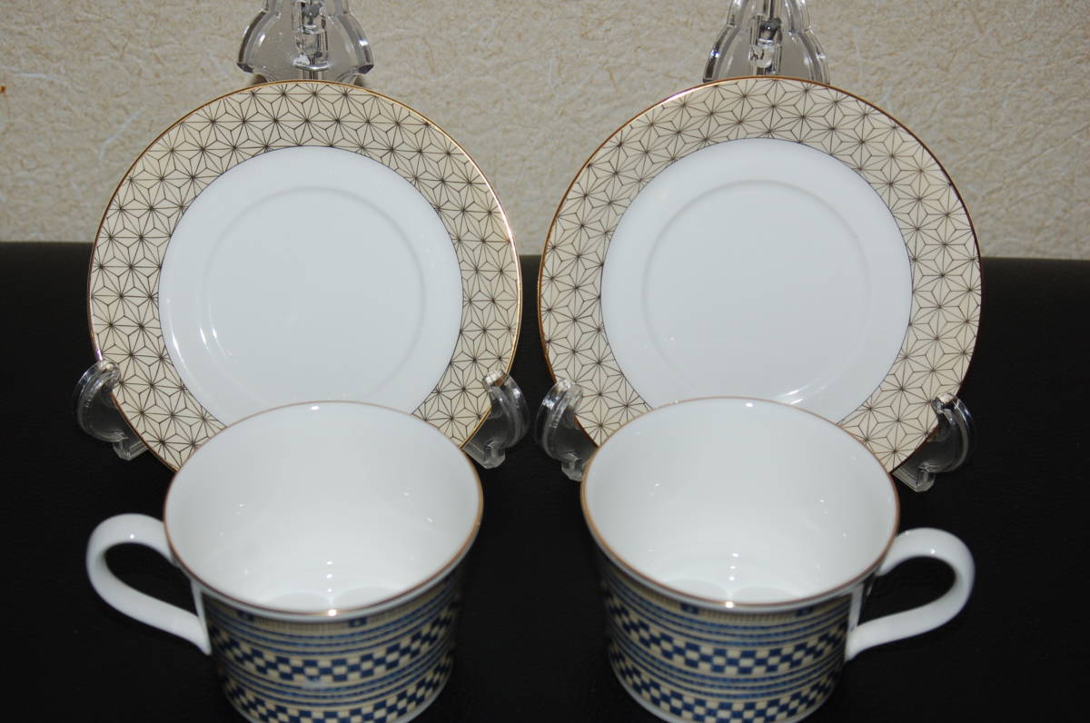 ウェッジウッド サムライ WEDGWOOD SAMURAI 2客 ペア カップ＆ソーサー