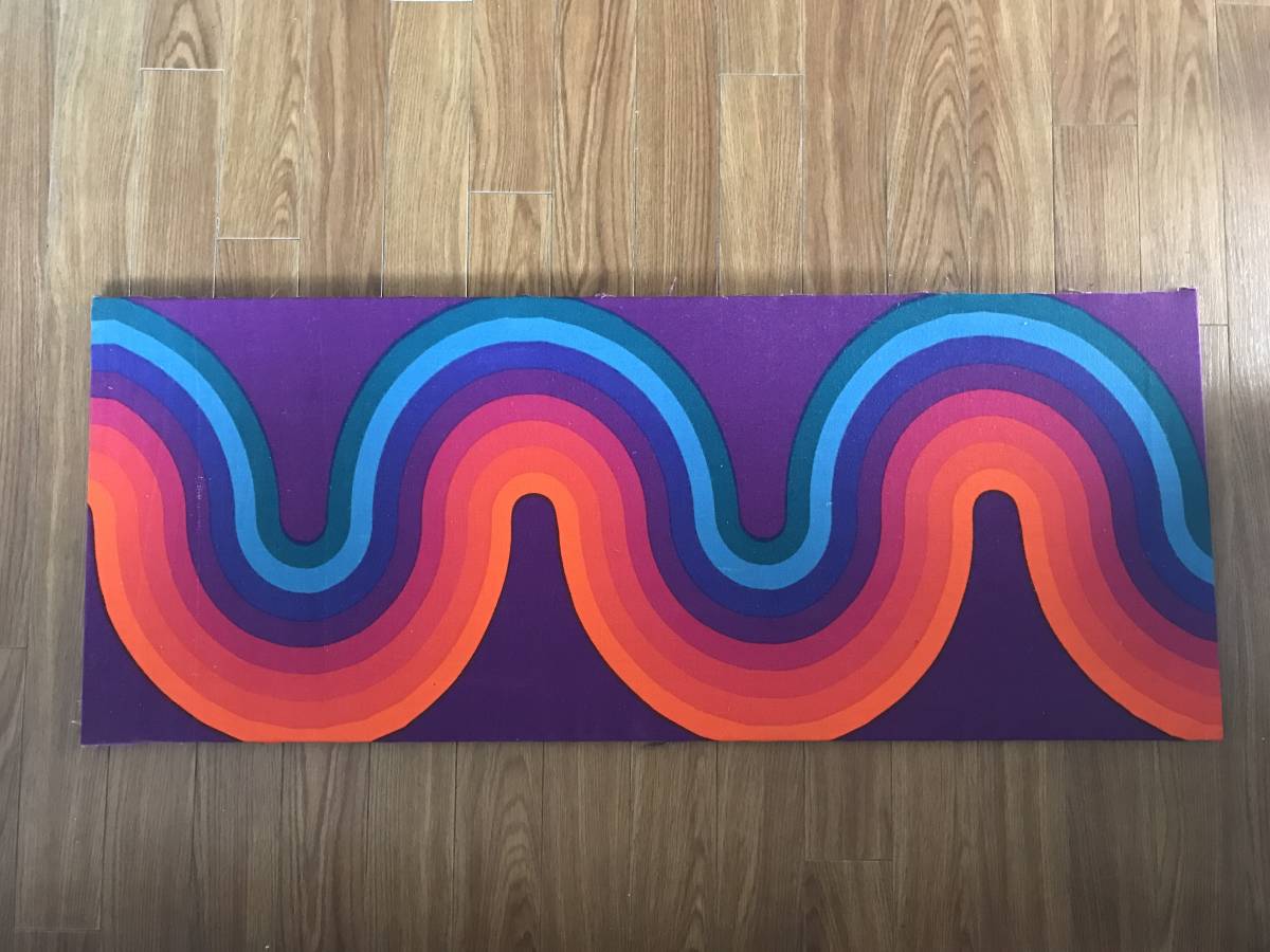 VERNER PANTON KURVEN 柄 ヴェルナー・パントン ファブリック パネル 