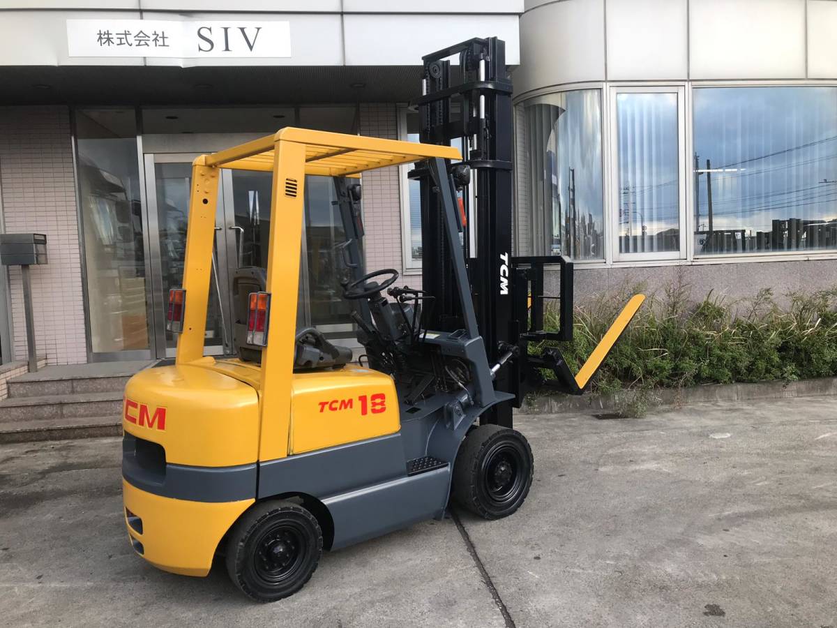 TCM ガソリン車 – 中古フォークリフト FHG18N8 4.3mフルフリーマスト 