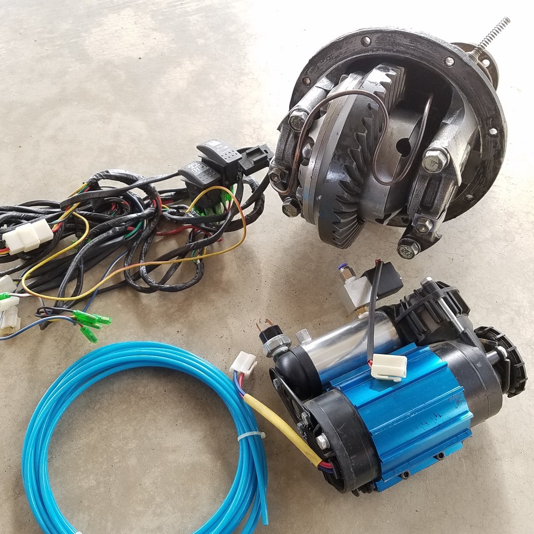 ジムニー　ＪＡ１１　リヤエアロッカー＆コンプレッサーセット　デフ組み込み済み　ポン付け　送料無料! ジムニー エアロッカー コンプレッサー JA11 | 12V