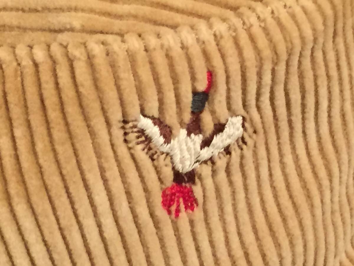 試着品！新品同様！POLO by RalphLauren ラルフローレン　渡り鳥 総柄刺　コーデュロイ ハンター バケットハット　サイズS/M　RRL