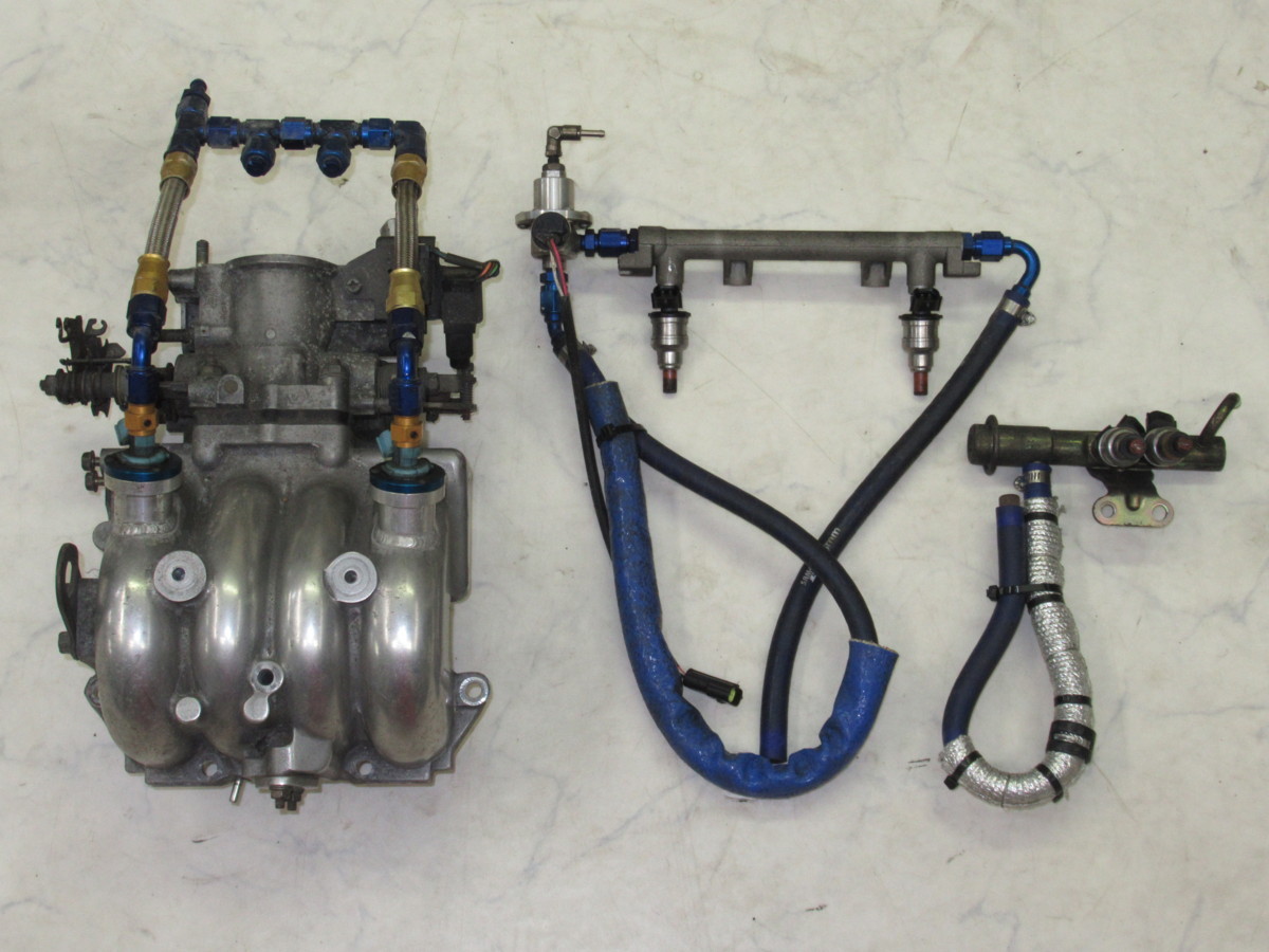 マツダRX-7/FC3S用純正加工追加インジェクター仕様サージタンク中古品