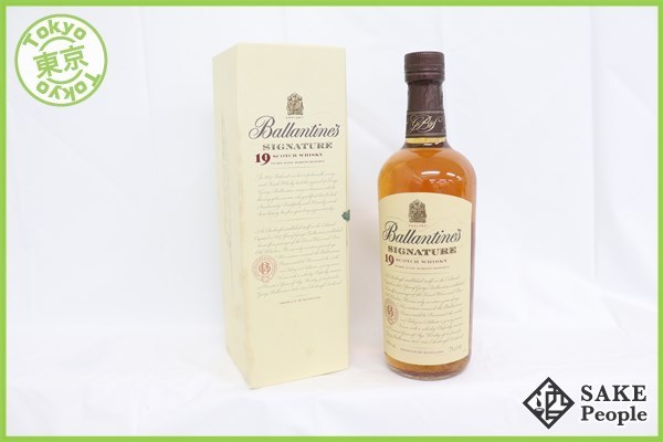 ◇注目! バランタイン 19年 シグネチャー 750ml 43% 箱 GF