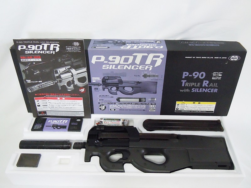 東京)東京マルイ P-90 TR スタンダード電動ガン 予備マガジン付属 東京