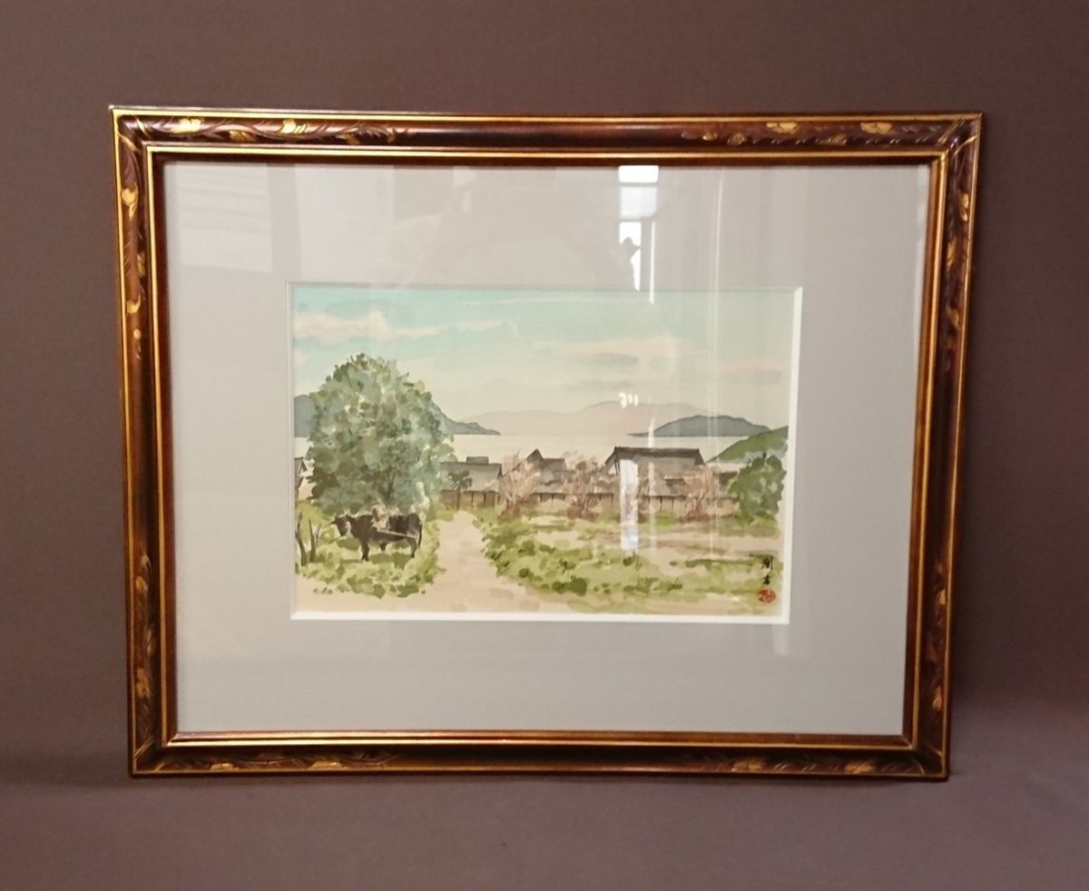 向井潤吉 世田谷美術館 世田谷美術館分館 妙高高原 複製画 共同印刷
