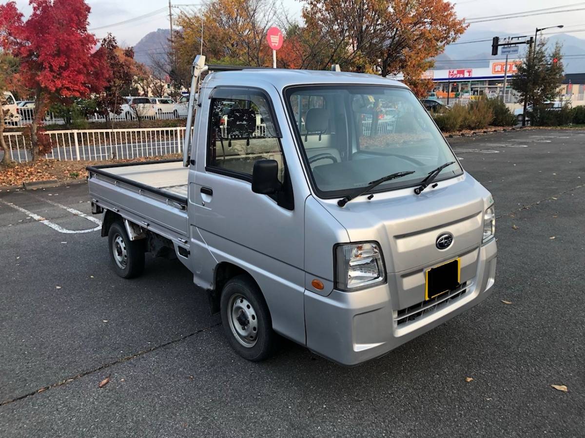 【返金保証付】H23◆スバルサンバー 車検31年1月20日 5速マニュアル 4WD 走行 97890KM ( TT2 ) タイミングベルト交換済み 
