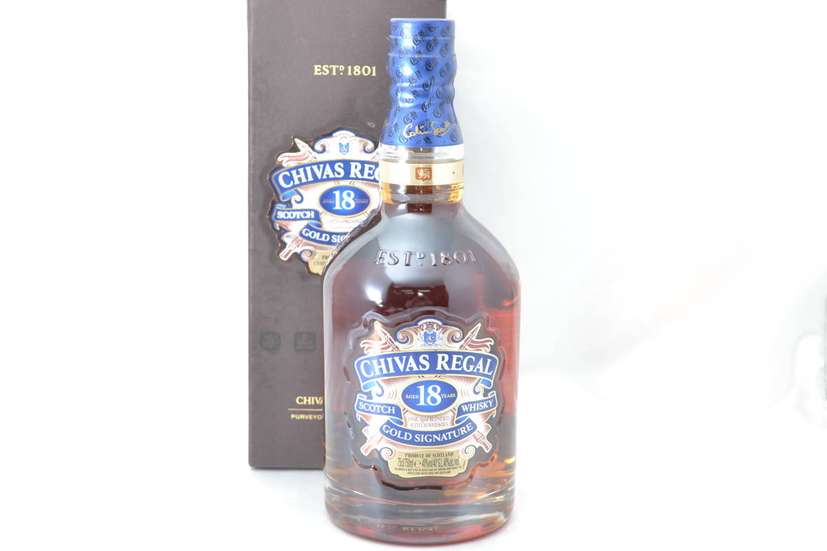 ☆未開栓!!箱付☆CHIVAS REGAL シーバスリーガル GOLD SIGNATURE