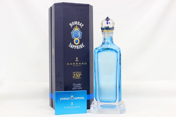 ○1円～ボンベイサファイア250周年記念ボトルクリスタル完備品O#(ジン