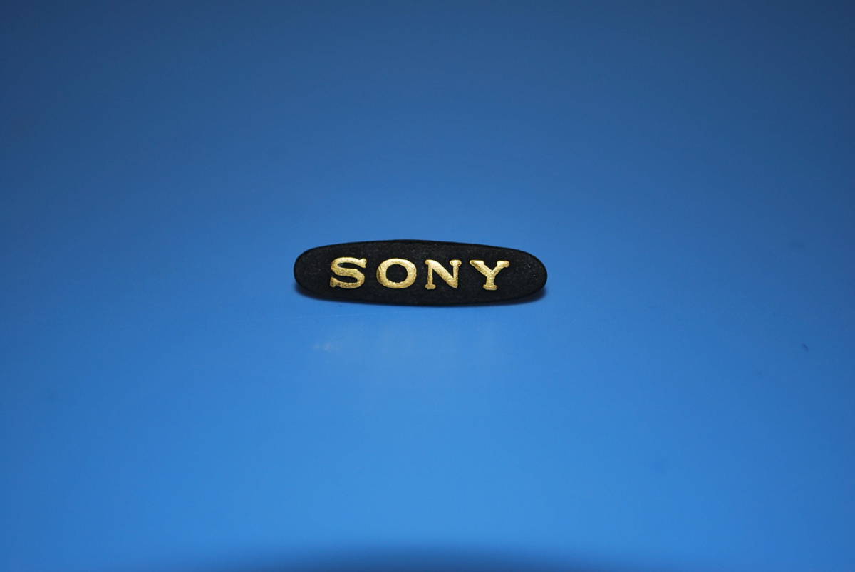 SONY　ソニー　社章　役員章　バッジ　２４金製　 ピン式