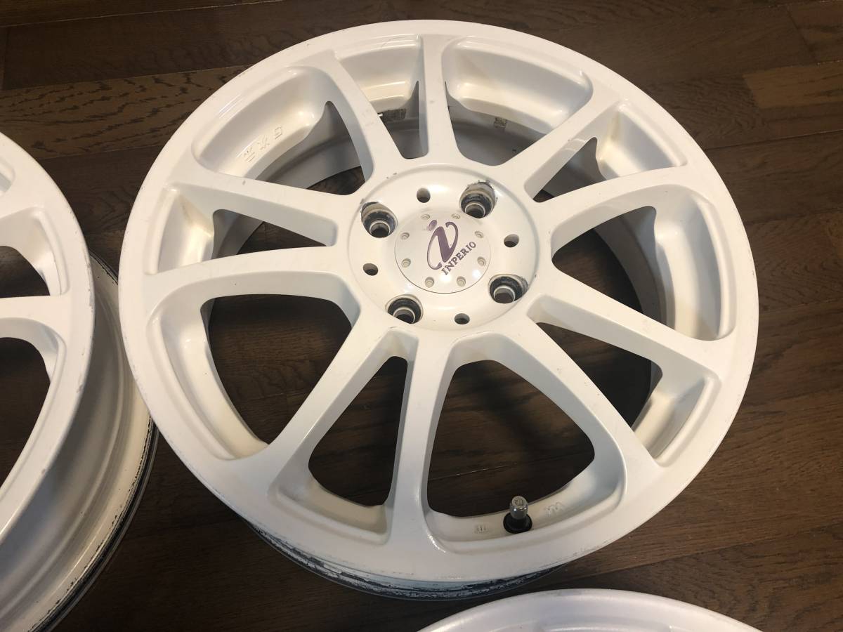 5次元 5-ZIGEN INPERIO 15インチ 5J+43 4H-100 中古 ○軽自動車