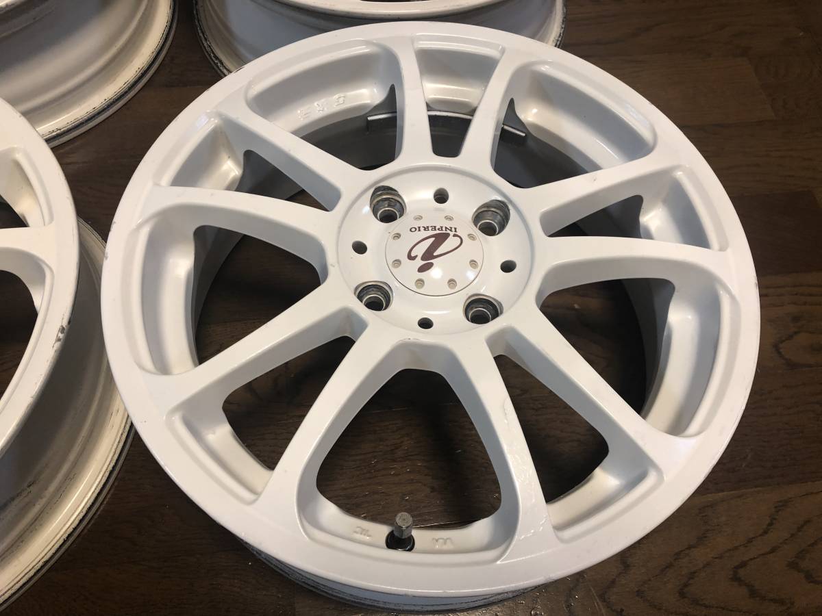 5次元 5-ZIGEN INPERIO 15インチ 5J+43 4H-100 中古 ○軽自動車