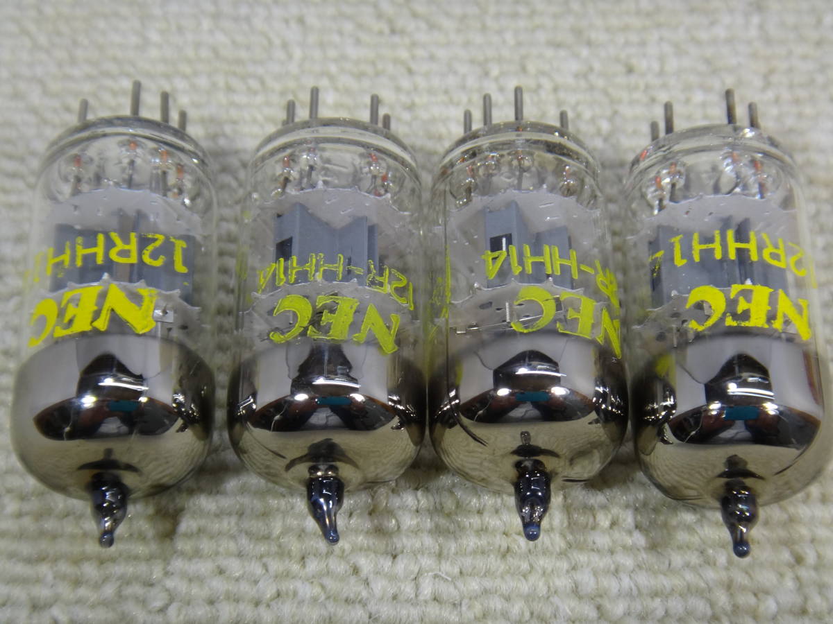 中古NEC 12R-HH14 真空管 4本セット動作品 12R-HH14 4本 NEC Yahoo!オークション 真空管 - 12RHH14 12AX7 箱なし