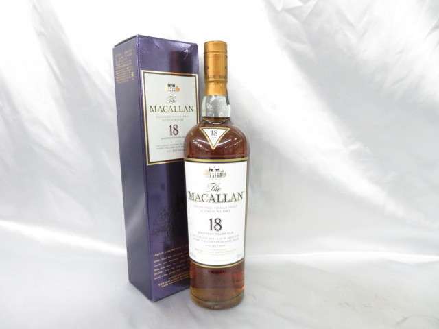 未開栓】The MACALLAN ザ・マッカラン 18年 2017 ウイスキー 700ml 43