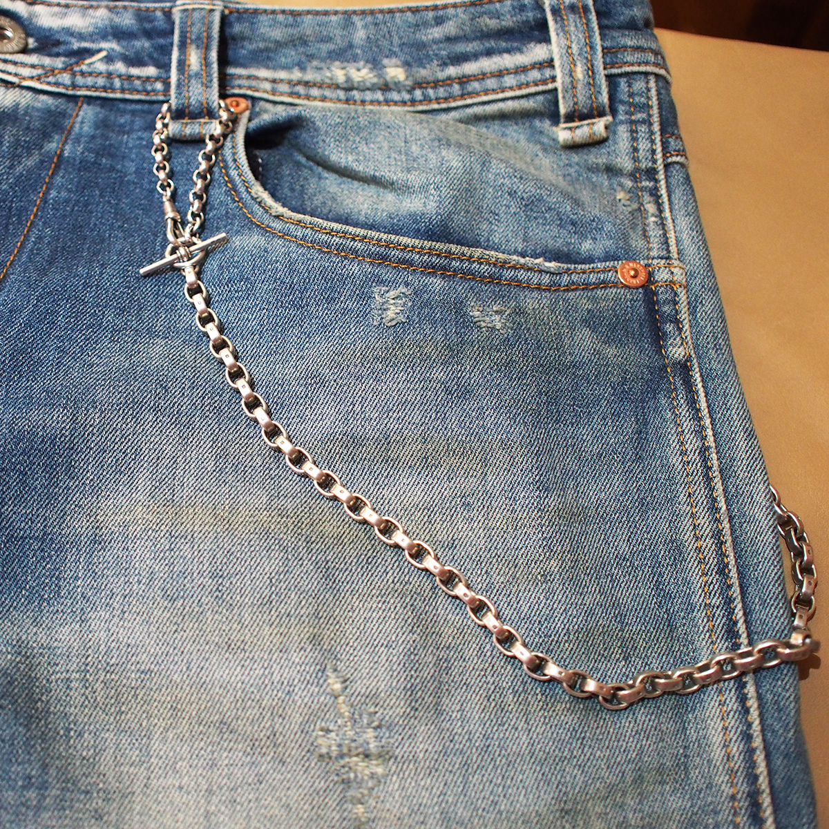 ☆rust made in england☆希少＆本物☆美品☆ ウォレットチェーン