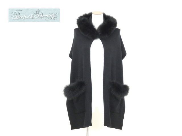 【セール，爆買い】 新作 M'S GRACY フーディストール ブラック ポリエステルBLEND&times;フォックスファー '18年商品(エムズグレイシー)｜売買されたオークション情報、yahooの商品情報をアーカイブ公開 - オー エムズグレイシー