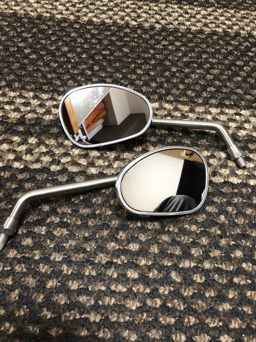ポッシュ POSH アルミキャスティングミラー 左右セット ビンテージ