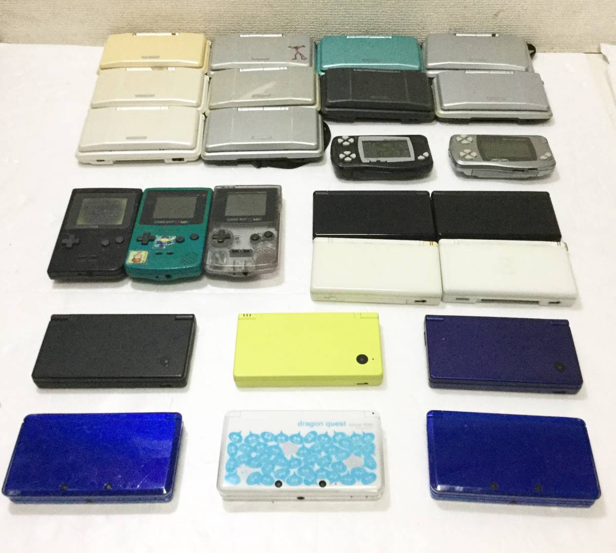  3DS.DSi.DS Lite.ワンダースワン.ゲームボーイカラー.ポケット まとめて25台セット ジャンク 限定版 スライム柄 ドラゴンクエスト(ニンテンドー3DS本体)｜売買されたオークション情報、yahooの商 ニンテンドー3DS本体