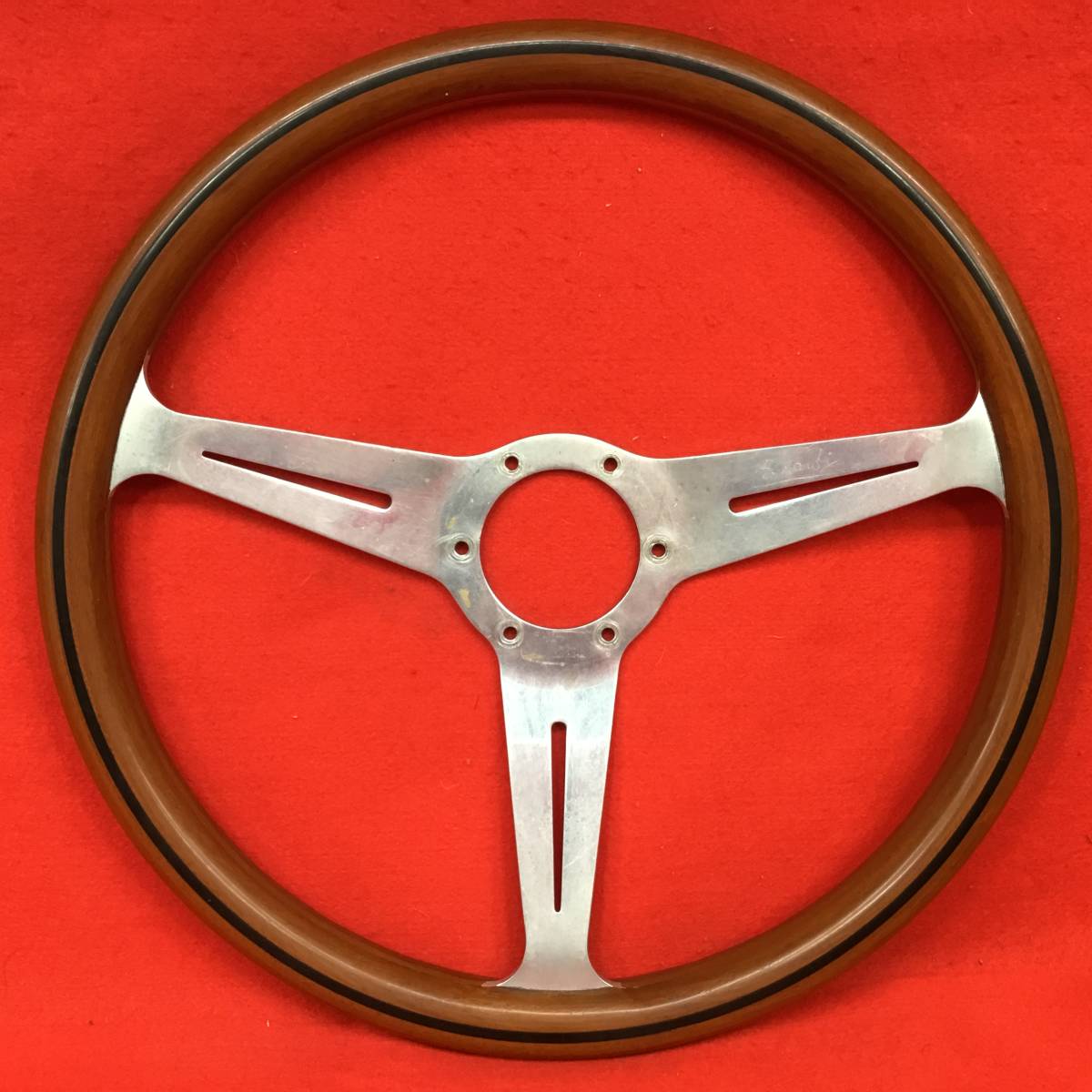 ナルディ クラシック NARDI ウッドステアリング ポリッシュスポーク 