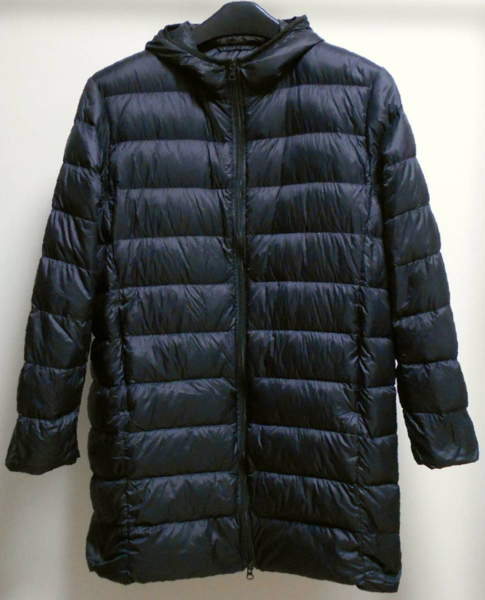 ユニクロ【UNIQLO】black ウルトラライト ダウンコート（XL） ウルトラ 