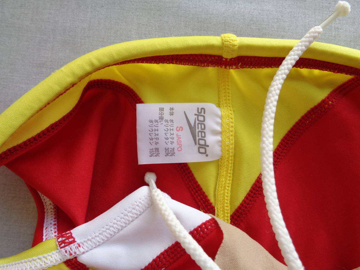 speedo 競泳水着 LIFE GUARD 赤/白/黄 speedo 競泳水着 LIFE GUARD 赤/白/黄 speedo 競泳水着 赤/白/黄