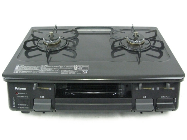 中古 Paloma パロマ IC-N86KB-L ガスコンロ LPガス用 グリル付き ガステーブル 2017年製 N3419129