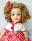 ヴィンテージ 1950年代 Ideal社 可愛い 29cm Shirley Temple doll