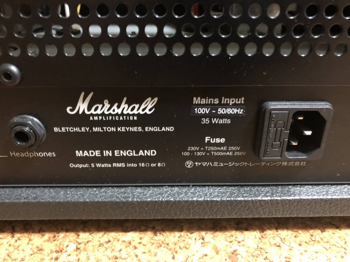 Marshall Class5 head マーシャル アンプヘッド ヘッドフォン使用可