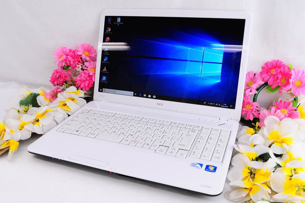★良上品★NEC Lavie LS150/B 最新Win10 大容量500GB メモリ4GBで快適♪ Blu-ray対応!! 無線 Wi-Fi Office搭載 NEC NEC LaVie LL750&frasl;D PC-LL750DS6W Core i5 2410M 2.30GHz 4GB 15.6