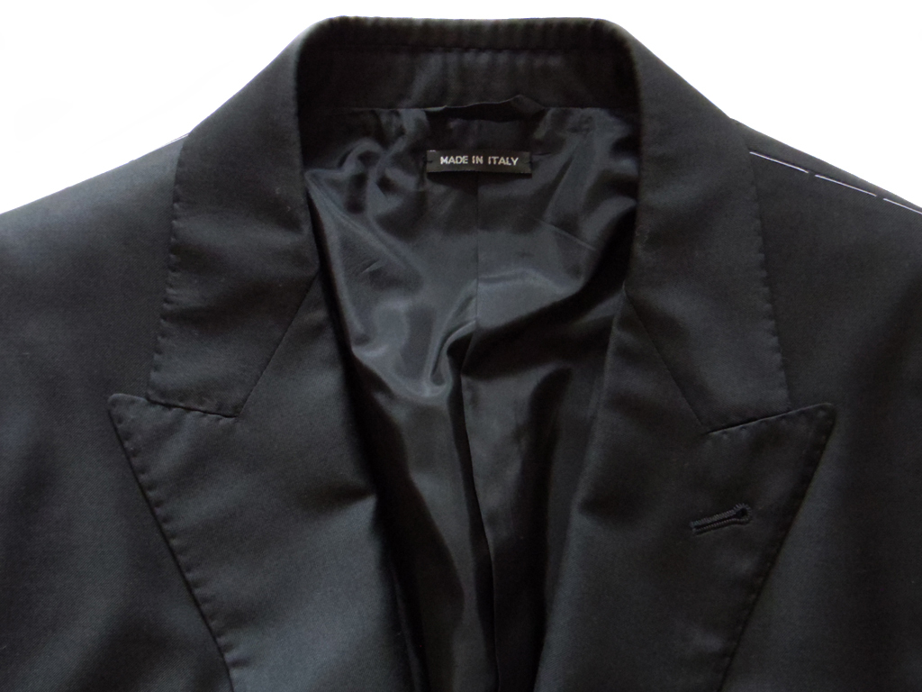 GIORGIO ARMANI/黒ラベル】▽52万【驚愕カシミア＆手縫いハンドメイド