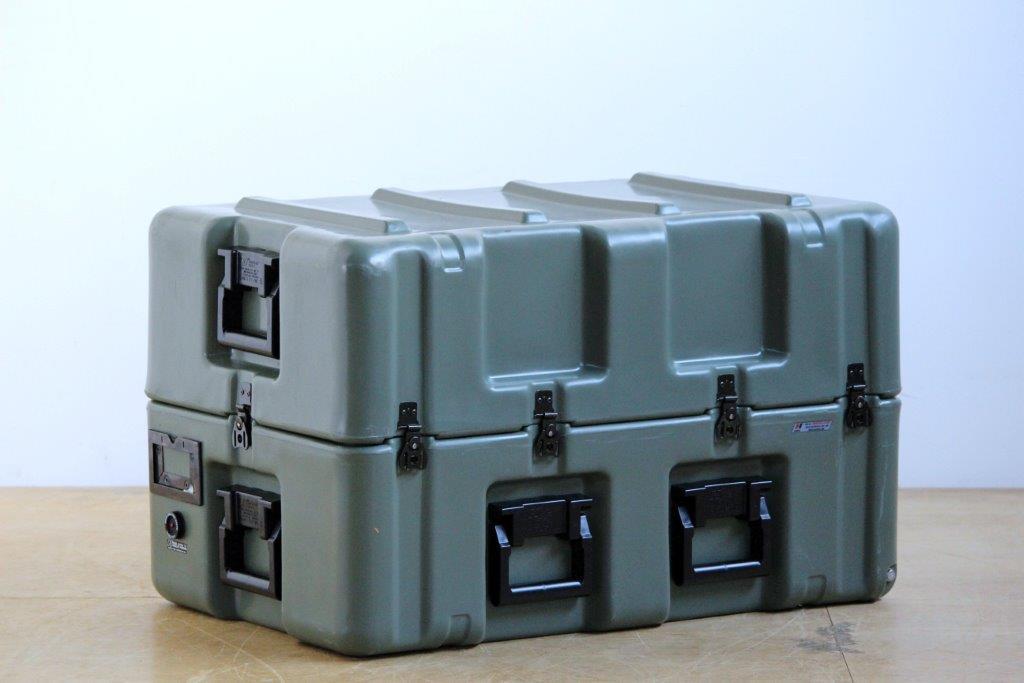 実物 ⁄ USED ハードケース タン カスタム ◎HARDIGG CASE [B] ペリカン