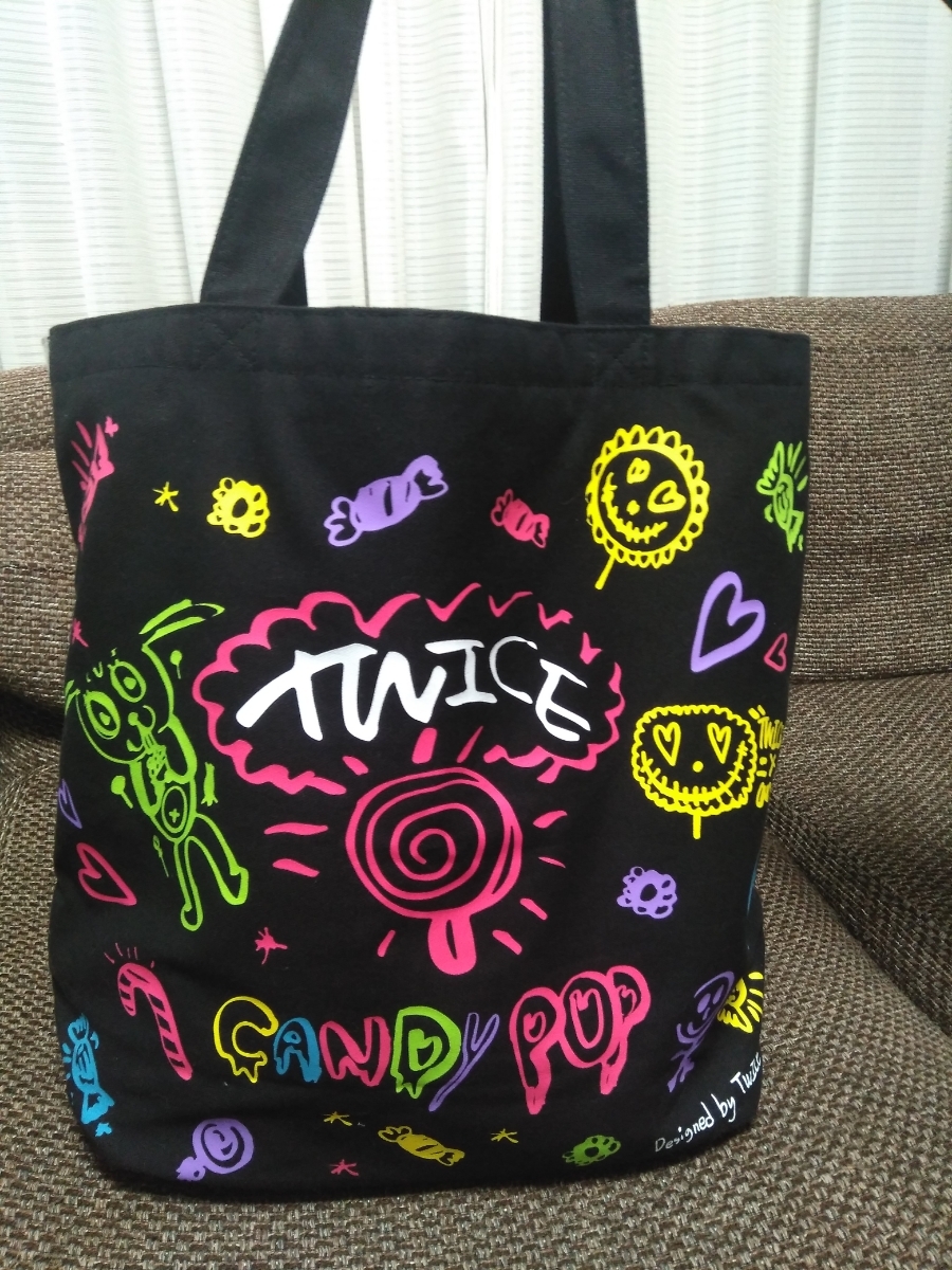 TWICE Candypop トートバッグ 107B235A00◇TWICE Candy Pop ハイタッチ