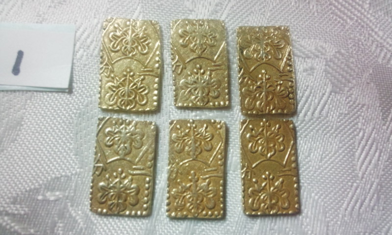 明治 二分判金 6枚 (No，1) 一分金・二分金・二朱金 - 【公式通販】