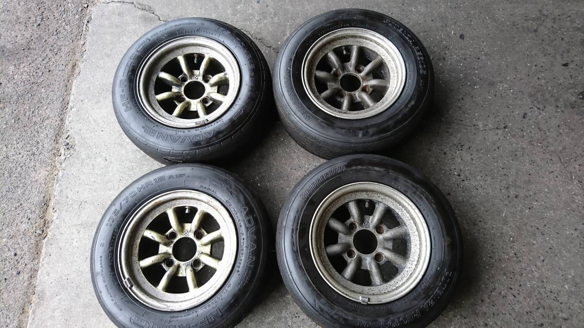ワタナベ Bタイプ 旧車用のワタナベホイール、お値下げいたしました 