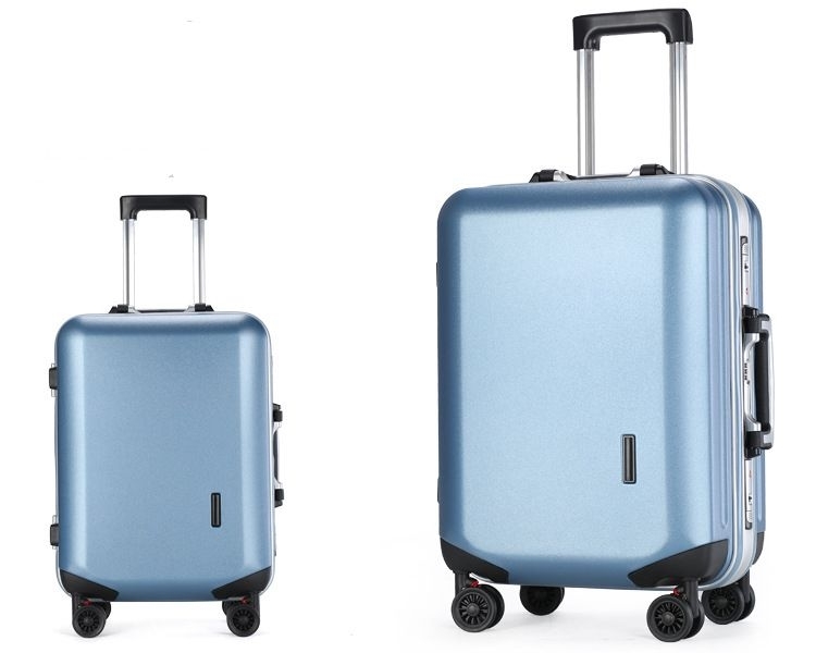 新品　スーツケース　オシャレ　トラベルケース ライトブルー_1