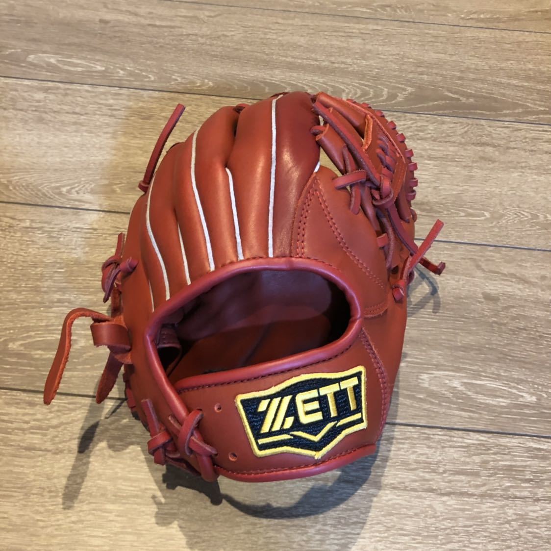 ZETT 一般軟式グローブ 赤 2019年モデル