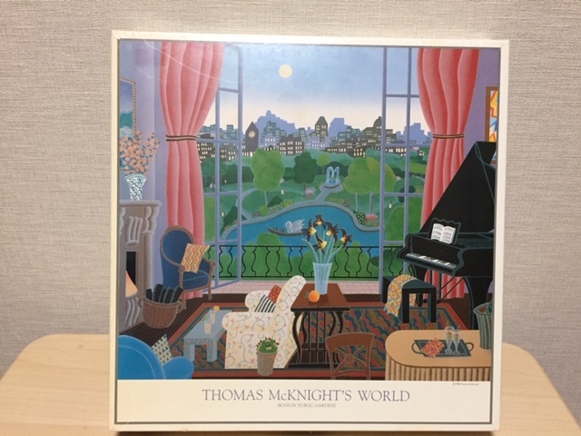 トーマス・マックナイト(Thomas McKnight)絵画額(スタンド付) パノラマ