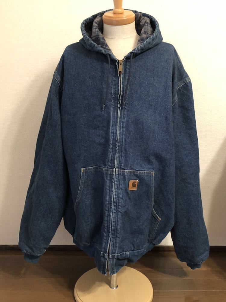 ビッグサイズ!!! Carhartt カーハート デニムパーカー size 2XL 90