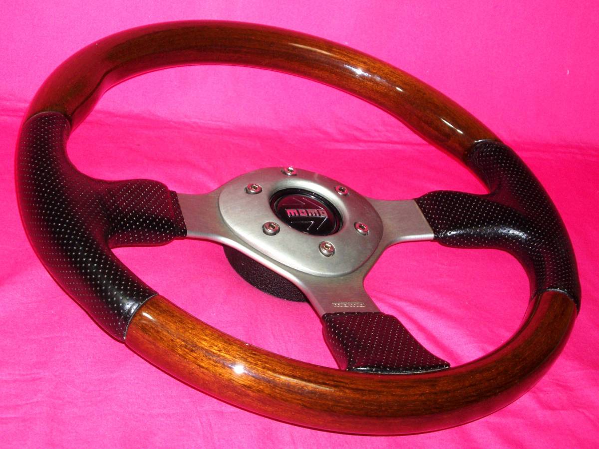 1893 正規品！MOMO FIGHTER モモ ファイター 35Φ マホガニーダーク