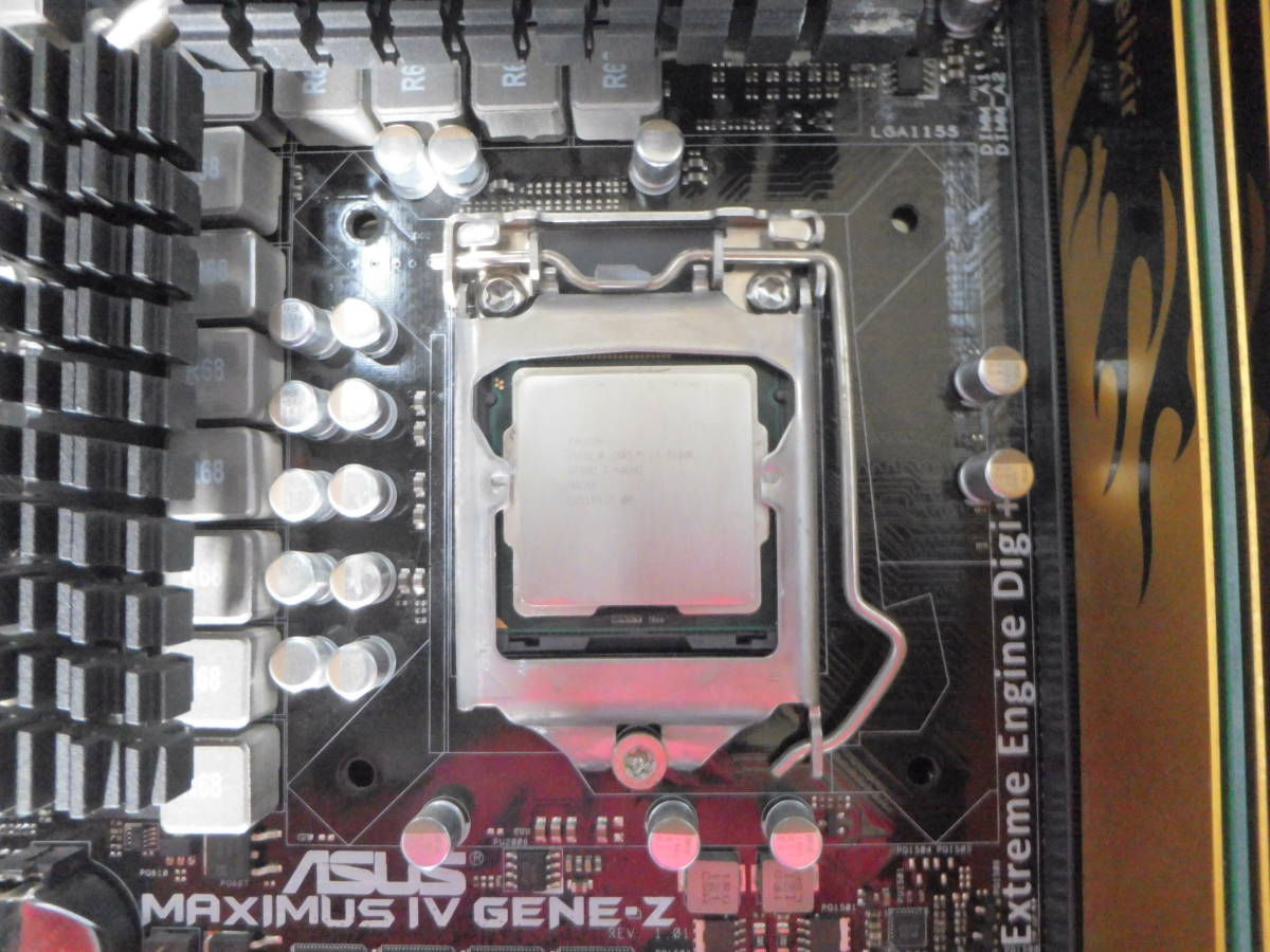 Z68 Maximus IV GENE-Z・Core i7 2600K・8GBメモリ セット ジャンク扱い