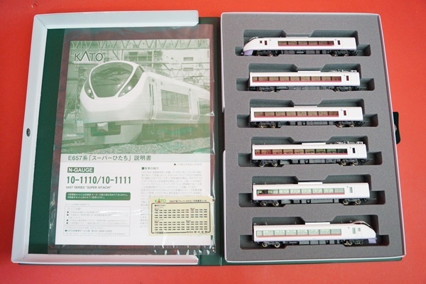 KATO カトー 10-1110 E657系 スーパーひたち 6両基本セット | E657系「スーパーひたち」 基本＆増結セット 10-1111 &frasl; スーパー