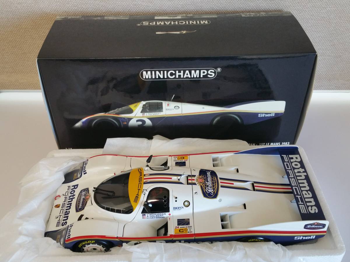 1/18 MINICHAMPS ポルシェ956L ＃3 ルマン 1983年 ウィナー 送料込み