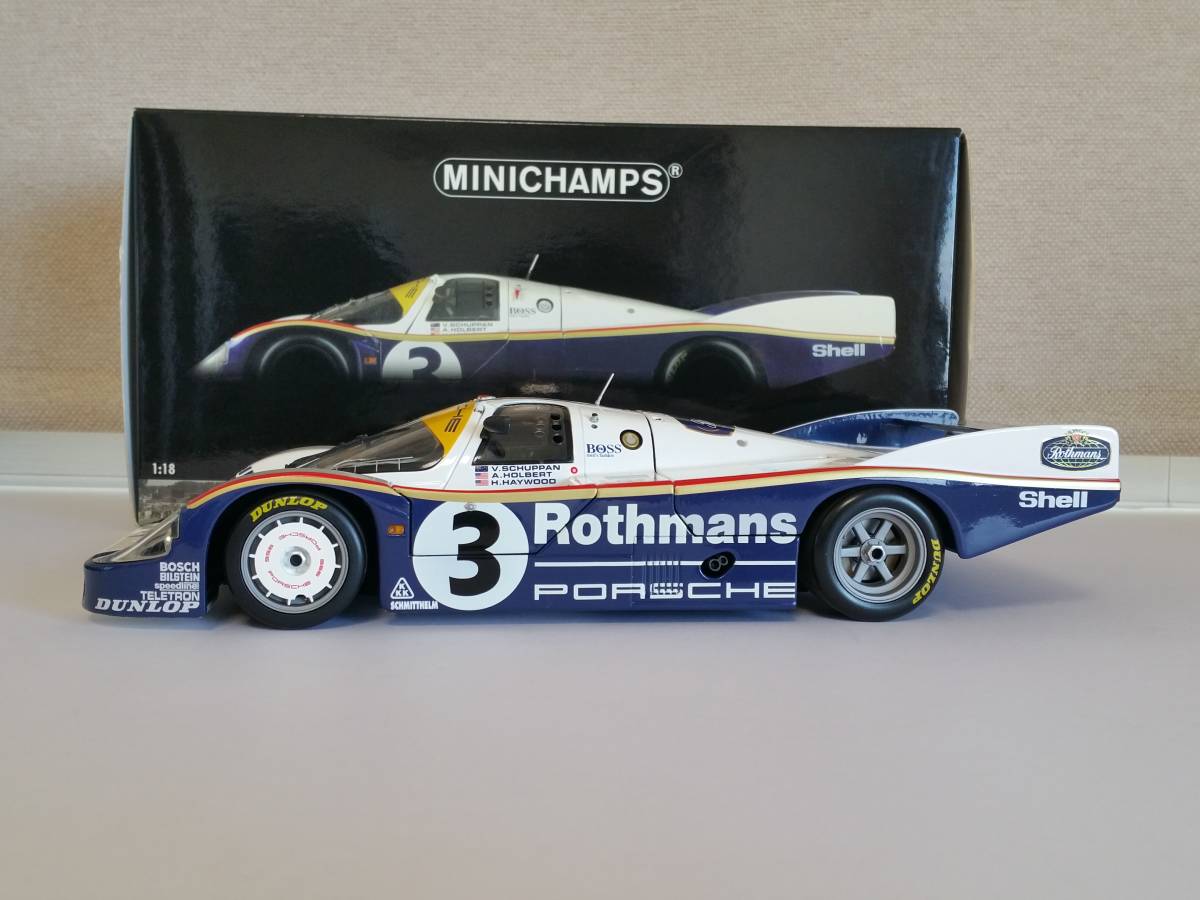 1/18 MINICHAMPS ポルシェ956L ＃3 ルマン 1983年 ウィナー 送料込み