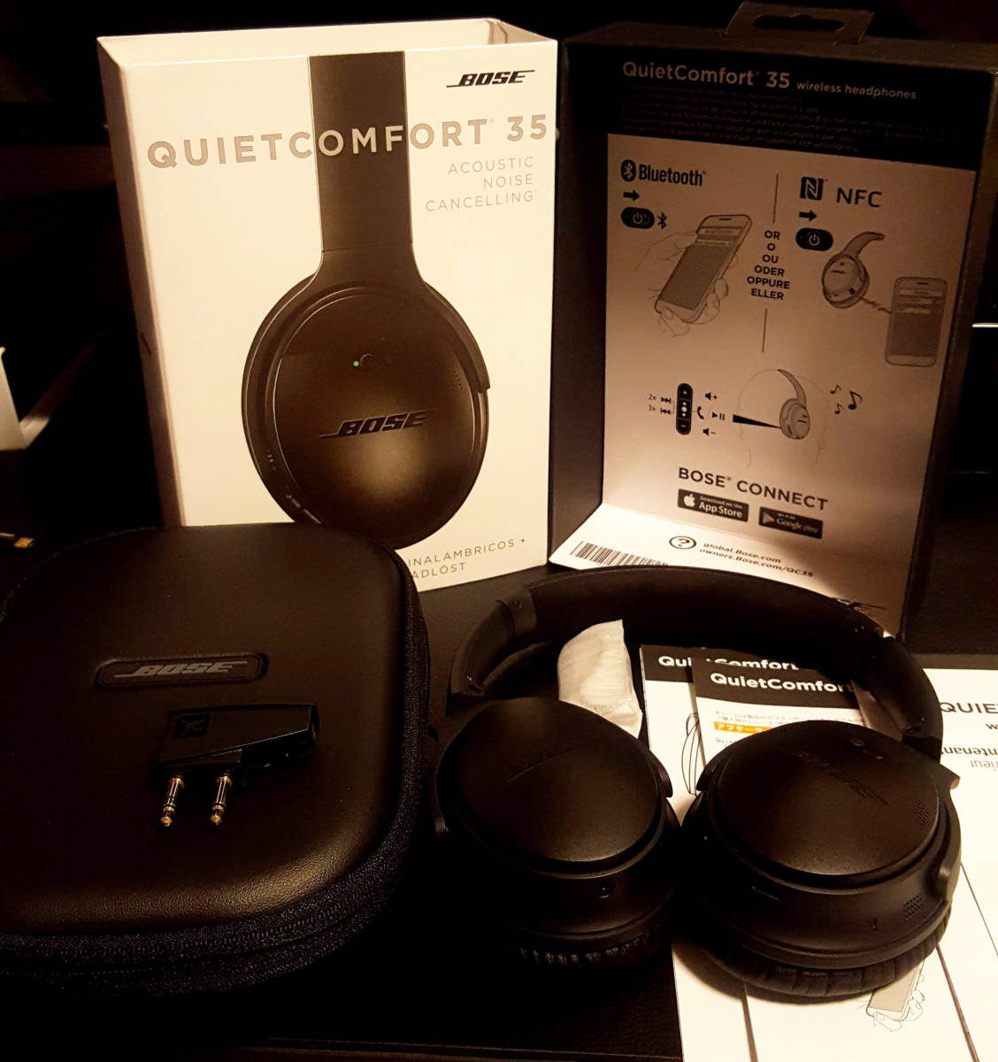 ほぼ新品】 Bose QuietComfort 35 wireless headphones ワイヤレス