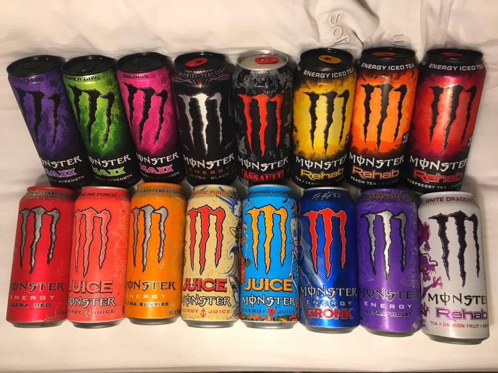 日本未発売】モンスターエナジードリンク16本(16種類☆) Monster