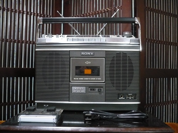 即納在庫あり 昭和ノスタルジー SONY CF-3800 高級ステレオラジカセ