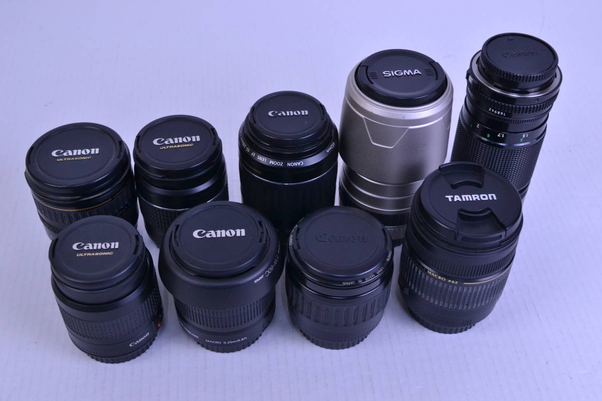 EFレンズ 9本セット ジャンク品 Canon EF キャノン