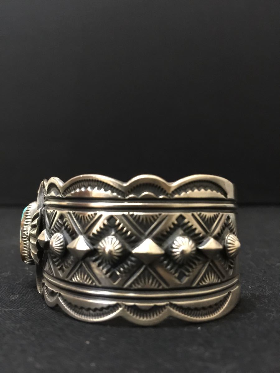 Delbert Gordon 刻印⁄デルバートゴードン⁄ターコイズバングル⁄SILVER